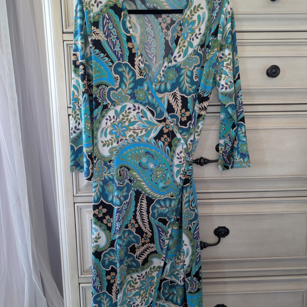 Banana Republic Multicolor Paisley Dress - Picture 2 of 4